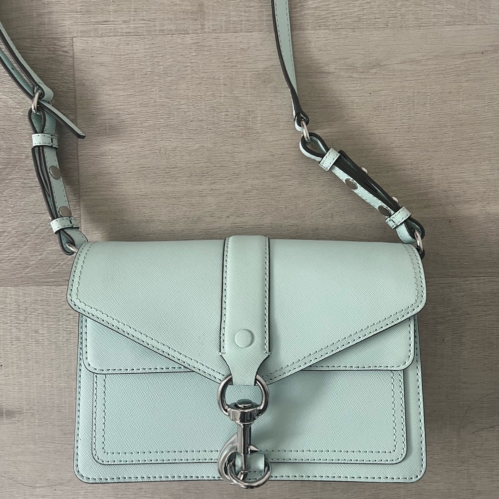 LAST CHANCE NWOT Rebecca Minkoff Hudson Moto Mint Crossbody